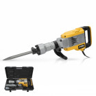 Marteau piqueur démolisseur 1700w vitopower 50 joules 2000 impacts/min 2 burins coffret