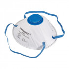 Masque respiratoire moulé à valve FFP2 NR - FFP2 NR, une unité