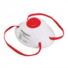 Masque respiratoire moulé à valve FFP3 NR - FFP3 NR, une unité