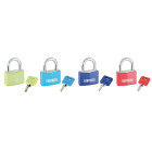 Master lock - 932594 - lot de 4 cadenas cylindre 40 mm 4 goupilles