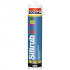 Mastics menuiserie silicone neutre silirub color, coloris gris noir, ral 7021, cartouche de 310 ml