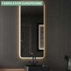 Miroir éclairage led de salle de bain matala avec interrupteur tactile - 50x80cm