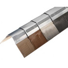 Closoir zinc et plomb vm zinc - teinte brique - lg. 2 m - bavette 120 mm - 220007762