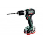 Perceuse à percussion metabo - powermaxx sb 12v - bl 2 x 4,0 ah li-hd, asc 55, coffret - 601077800