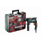 Perceuse à percussion sbe 650 set metabo - 600742870