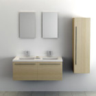 Meuble salle de bains 120 cm + colonne -legno