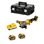 Meuleuse dewalt dcg414y2 flexvolt (2 x 54v/18v 12,0 ah dcb118 tstak ii)