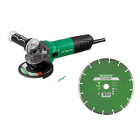 Meuleuse HITACHI ø125mm 1200W G13SW poignée anti-vibration G13SW