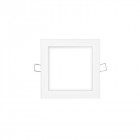 Mini spot led carré edm - 11,7cm - 6w - 320lm - 6400k - cadre blanc - 31605