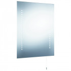 Miroir lumineux salle de bain, led, alimenté par piles