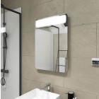 Miroir salle de bain avec bandeau LED - 50x70x5 cm - CLOUD Aurlane - LAV478