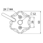 Moteur filaire ø 35 mm pour volet roulant 20 kg - 10 nm