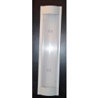 Réglette pour double tube t8 60cm réflecteur opale