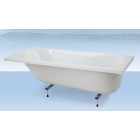 Baignoire calypso - dimensions : 170 x 70 cm - couleur blanc