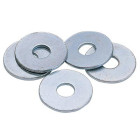 Boîte 100 rondelles larges acier zingué ø18 vrac negoce-plus - 19 x 45 x 3 mm - ln18blv