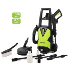 Nettoyeur à haute pression SCHTER avec lance turbo et brosses         1500 W - 120 bar
