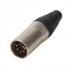 Connecteur Xlr, 5 Points Mâle, Argenté, Nickel - Neutrik