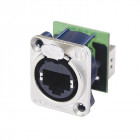 Ethercon - Châssis Métallique Avec Rj45 Standard Monté À L'Arrière - Neutrik