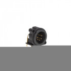 Xlr femelle montage connecteur 5-pin male, vertical pcb mount - neutrik