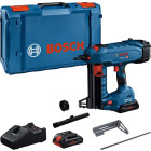 Cloueur sans-fil GNB 18V-40 - BOSCH - avec 2 batteries 18V 4.0Ah - chargeur - L-Boxx - 06019L7005