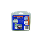 Agrafes galvanisées Omega 20 EDMA - plastifié blanc - 200 pièces - 429