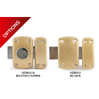 Verrou de cave sans bouton cylindre 40mm B5 IFAM - 26140