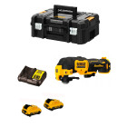 Outil multifonction dewalt dcs353d2 - 2 x 2,0 ah dcb112 tstak ii