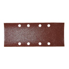 10 Feuilles rectangulaires abrasives 93x230 mm G80 - 4 + 4 trous - MAKITA - P-31859