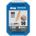 Bouchons de trous de poche standards en chêne massif - KREG - P-OAK