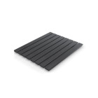 Caillebotis en bois composite gris pour cabine carrée - dimensions 80 x 76 x 3.2 cm Aurlane - CAI047