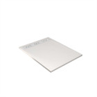 Receveur blanc effet granite en résine epoxy 90x120x3 cm + grille linéaire blanche Aurlane - PACR287