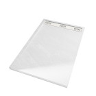 Receveur en acrylique blanc effet pierre 90x140x5 cm + grilles linéaires chrome et blanche Aurlane - PACR224