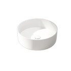 Vasque à poser ronde en céramique blanche mat - ø36cm x 12cm - pop matt Aurlane - VAS059