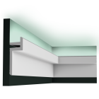 Pack de 4 mètres profil moderne pour éclairage led c382 - 200x14x5 -