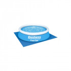 Pack bestway piscine auto-portante ronde - fast set - 183 x 51 cm - tapis de sol - 305 x 305 cm