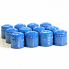 Pack 12 cartouches gaz 190g VITO butane propane mix perçable pour lampes à souder et camping