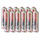 Cartouche gaz 330g x 12 butane propane mix 600ml alpentech bonbonne gaz universelle vissable