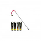 Desherbeur thermique professionnel piezo + 4 cartouches 330g - desherbant thermique ecologique pour cartouche gaz à valve