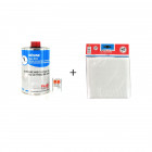 Pack résine polyester type eco soloplast 1 kg - tissu de verre soloplast roving 300g m2