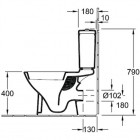 Combipack WC O.Novo modèle sur pied avec abattant Villeroy et Boch