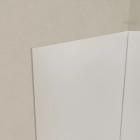 Pack 2 Panneaux muraux en aluminium blanc 80x210 cm avec profilés chrome - WALL’IT Aurlane - PACP314