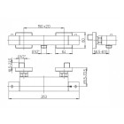 Paini - mitigeur thermostatique douche 84cr511