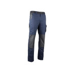 Pantalon bicolore stretch poches genouillères - LMA - 1822 HERCULE -36