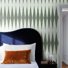 Papier peint Chevron vert - CHEVRON++