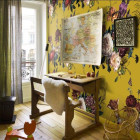 Papier peint floral renaissance - DUTCH MUSTARD++