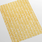 Papier peint pastel à chevrons jaunes - HERRINGBONE GIALLO