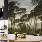 Papier peint paysage d'arbres vintage victorien - PALTROW