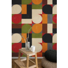 Papier peint rétro moderne du milieu du siècle - MIDCENTURY