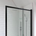 Pare baignoire rabattable 75x130cm - Finition Noir Mat - DARK CONTOURING SCREEN Aurlane - FAC602