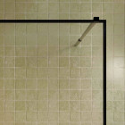 Paroi de douche 90x200cm - Verre anticalcaire - Encadrement Ultra-Fin - Finition Noir Mat - LEA Aurlane - FAC1118